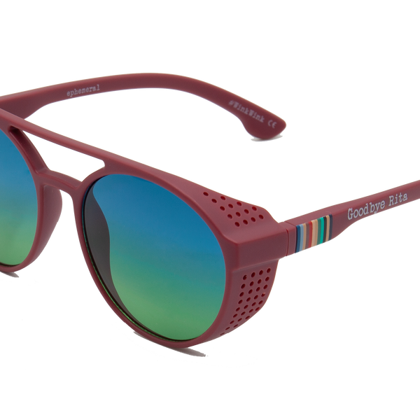 Goodbye Rita - Harlem Camou - Women\'s  Blue Gradient Lens Sunglasses Sunglasses with side visor| Harlem Camou| Goodbye, Rita  main image 3