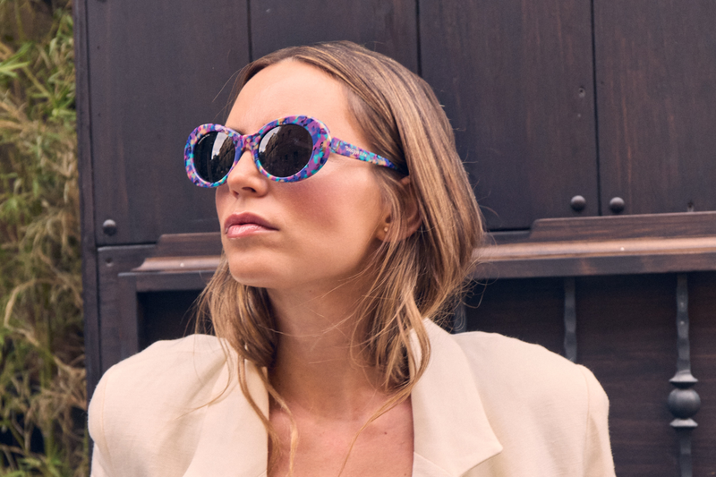 Briguitte Lila &amp; Blau