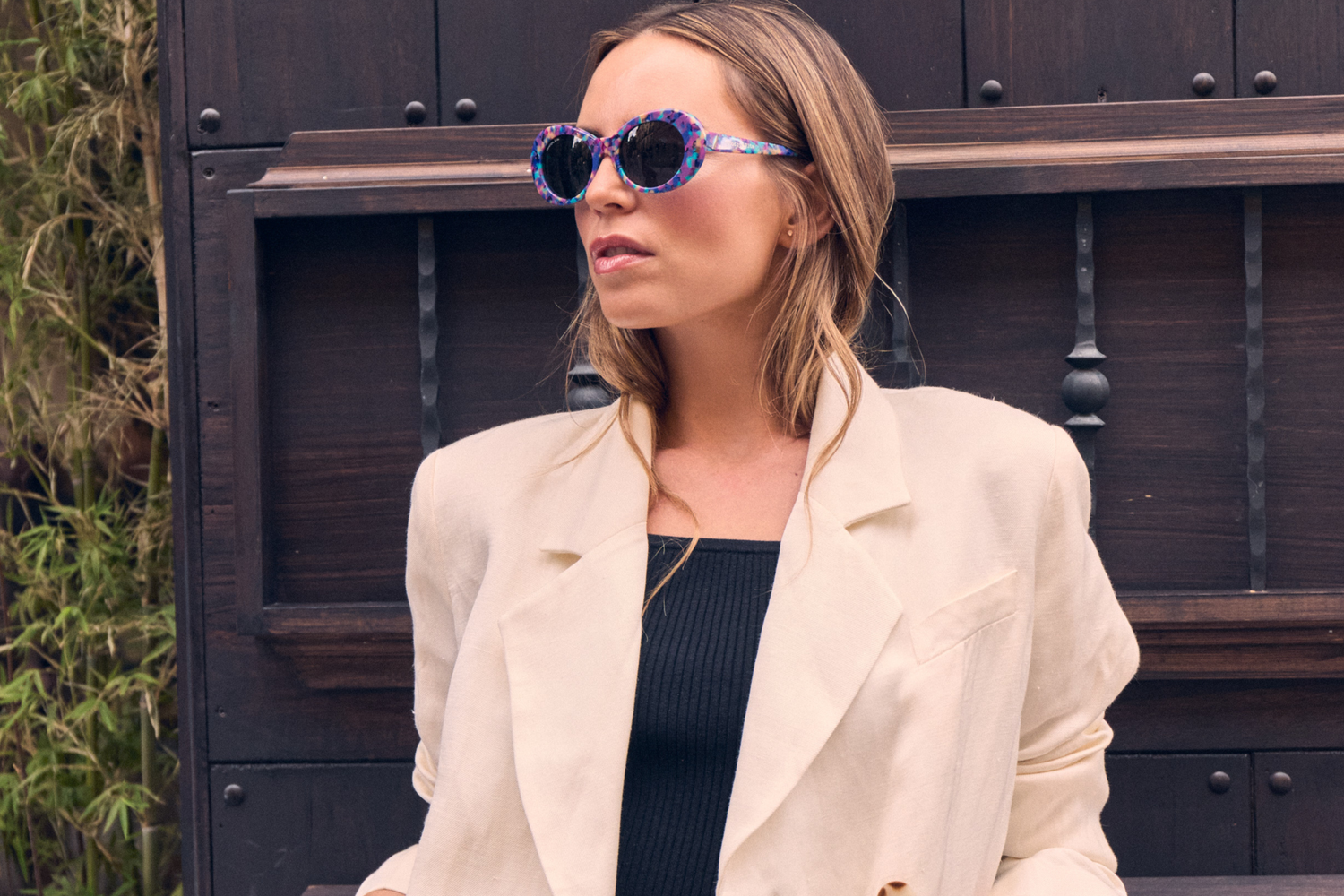 Briguitte Lila &amp; Blau